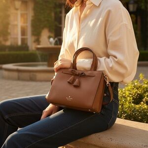 Brand New Kate Spade Elegant Brown Handbag